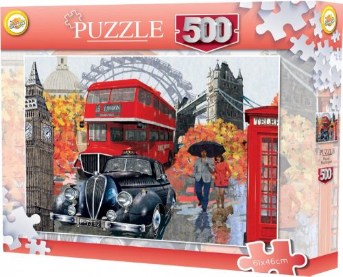 Városok (London) Autumn walk puzzle 500 db-os