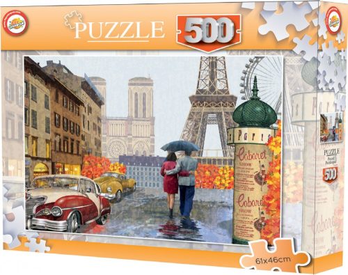 Városok (Párizs) City center puzzle 500 db-os