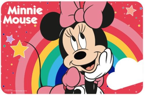 Disney Minnie Rainbow tányéralátét 43x28 cm