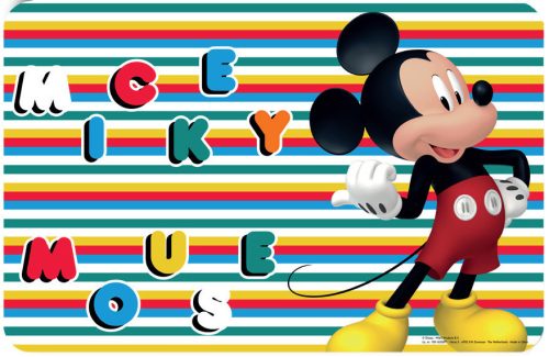 Disney Mickey Stripy tányéralátét 43x28 cm