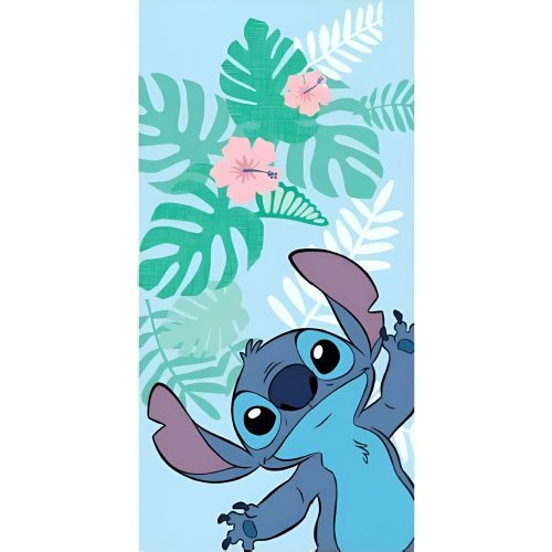 Disney Lilo és Stitch, A csillagkutya Blue Island fürdőlepedő, strand törölköző 70x140cm (Fast Dry)