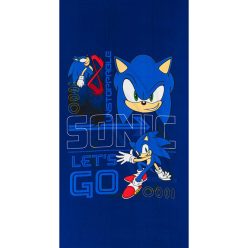   Sonic a sündisznó Go Blur fürdőlepedő, strand törölköző 70x140cm (Fast Dry)