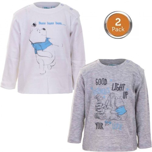 Disney Micimackó Light Up baba póló, felső 2 db-os 74/80 cm
