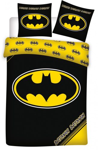 Batman Logo ágyneműhuzat 140×200cm, 70×90 cm