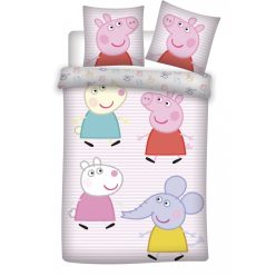   Peppa malac Little Friends gyerek, ovis ágyneműhuzat 100×135cm, 40×60 cm