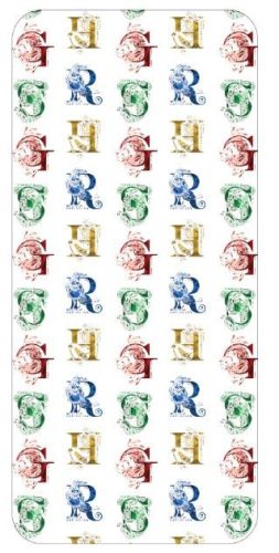 Harry Potter Initials gumis lepedő 90x200 cm