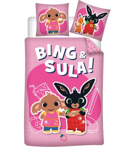 Bing Sula gyerek, ovis ágyneműhuzat 100×135cm, 40×60 cm