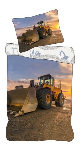 Építkezés Sunset Loader ágyneműhuzat 140×200cm, 70×90 cm