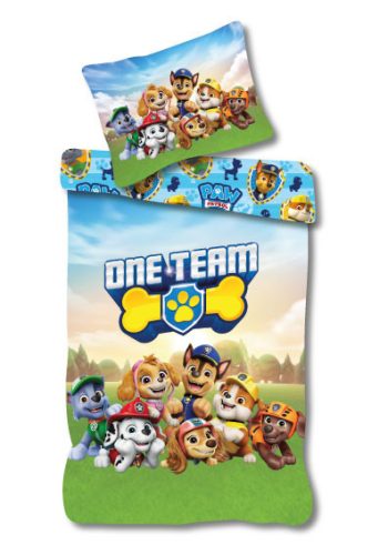 Mancs Őrjárat One Team ágyneműhuzat 140×200cm, 70×90 cm