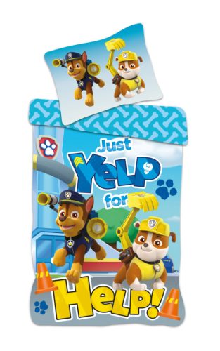 Mancs Őrjárat Help! ágyneműhuzat 140×200cm, 70×90 cm