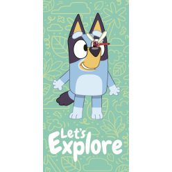 Bluey Explore fürdőlepedő, strand törölköző 70x140cm