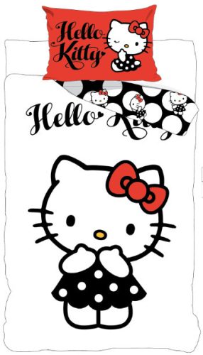 Hello Kitty Black Dress ágyneműhuzat 140×200cm, 70×90 cm