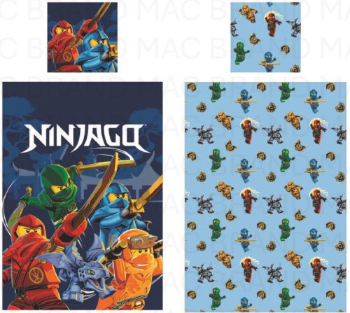 Lego Ninjago Elemental Wonders gyerek, ovis ágyneműhuzat 100×135 cm, 40×60 cm