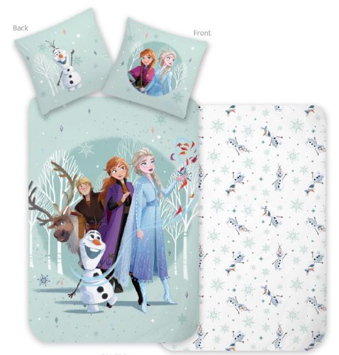 Disney Jégvarázs Forest Adventure gyerek, ovis ágyneműhuzat 100×135 cm, 40×60 cm