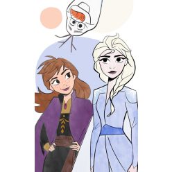   Disney Jégvarázs Family kéztörlő arctörlő, törölköző 30x50cm