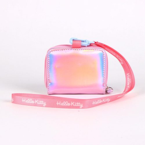 Hello Kitty Pink Iridescent pénztárca