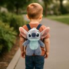 Disney Lilo és Stitch, A csillagkutya Blue Alien plüss hátizsák, táska 30 cm