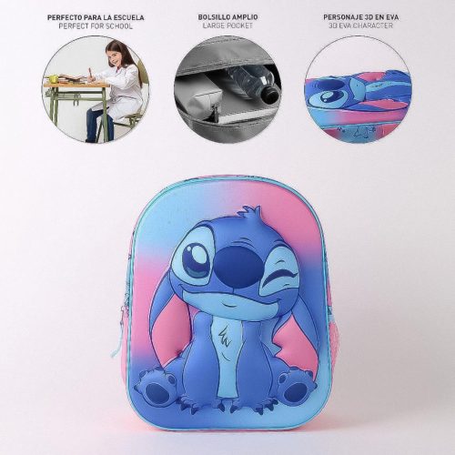 Disney Lilo és Stitch, A csillagkutya Galaxy 3D hátizsák, táska 30 cm