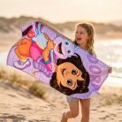 Dóra, a felfedező Happy fürdőlepedő, strand törölköző 70x140cm (Fast Dry)