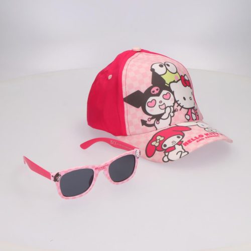 Hello Kitty Friends napszemüveg és baseball sapka szett