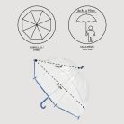 Disney Jégvarázs Sisterhood gyerek átlátszó esernyő Ø71 cm