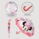 Disney Minnie Cheerful gyerek átlátszó esernyő Ø71 cm