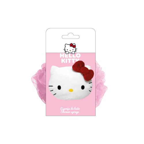 Hello Kitty Pink 3D fürdőszivacs, fürdőpamacs