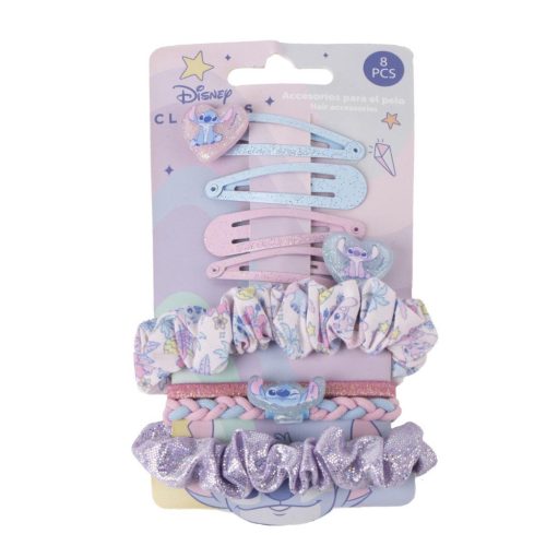 Disney Lilo és Stitch, A csillagkutya Cute Alien hajcsat, hajgumi szett 8 db-os