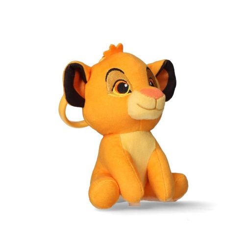 Disney Az Oroszlánkirály Simba 3D plüss figura akasztóval, táskadísz 13 cm