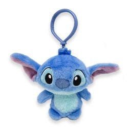   Disney Lilo és Stitch, A csillagkutya Blue 3D plüss figura akasztóval, táskadísz 12 cm