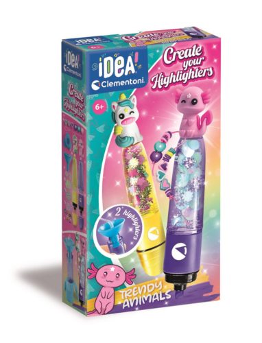 Színes Trendy Animals szövegkiemelő készítő készlet Clementoni