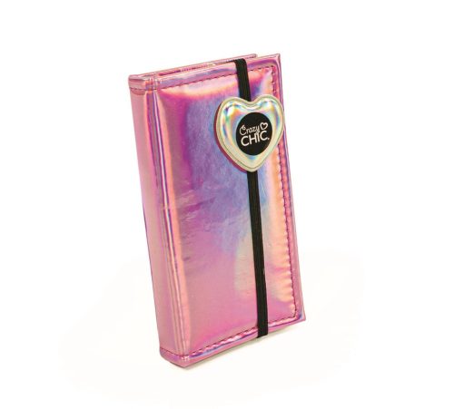 Crazy Chic Holo Purple pénztárca alakú sminkszett Clementoni