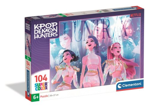 K-pop Démonvadászok Shining Stars 104 db-os Super puzzle Clementoni