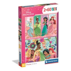 Disney Hercegnők Garden Party 2x60 db-os puzzle Clementoni