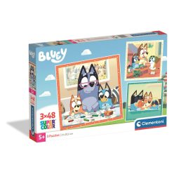 Bluey Creative Play 3x48 db-os puzzle Clementoni
