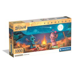   Disney Lilo és Stitch, A csillagkutya Campfire 1000 db-os panoráma Compact puzzle Clementoni