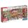 Karácsonyi falu Village 1000 db-os panoráma puzzle Clementoni