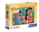Disney Lilo és Stitch, A csillagkutya Funny Day mesekocka 12 db-os Clementoni