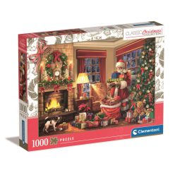 Karácsonyi Santa's Gift 1000 db-os puzzle Clementoni