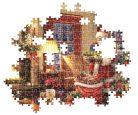 Karácsonyi Santa's Gift 1000 db-os puzzle Clementoni