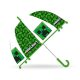 Minecraft Creeper gyerek átlátszó félautomata esernyő Ø70 cm