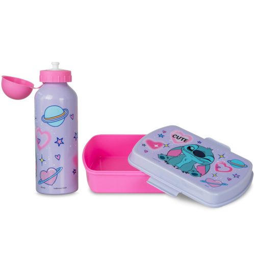 Disney Lilo és Stitch, A csillagkutya This World szendvicsdoboz + alumínium kulacs szett