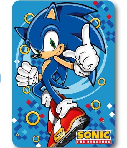 Sonic a sündisznó Gold Ring polár takaró 100x140cm