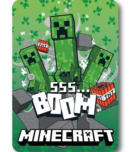 Minecraft SSS Boom polár takaró 100x140cm