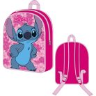 Disney Lilo és Stitch, A csillagkutya Pink Leaf hátizsák, táska 30 cm