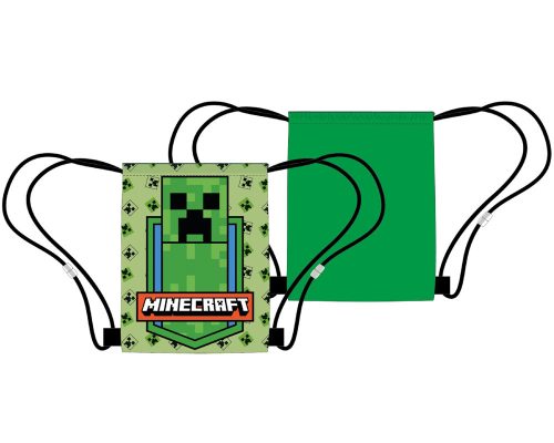 Minecraft Green Zone sporttáska, tornazsák 40 cm