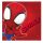 Pókember Spidey Red kéztörlő, arctörlő, törölköző 30x30cm