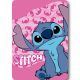 Disney Lilo és Stitch, A csillagkutya Pink Wave polár takaró 100x140cm