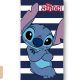 Disney Lilo és Stitch, A csillagkutya Cool Stripe fürdőlepedő, strand törölköző 70x140cm (Fast Dry)