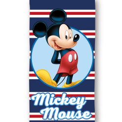   Disney Mickey Navy Stripe fürdőlepedő, strand törölköző 70x140cm (Fast Dry)